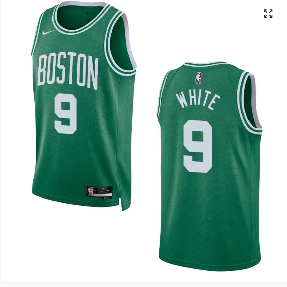 New Derrick White Kelly Green Icon Edition 22-23 Boston Celtics Swingman Jersey